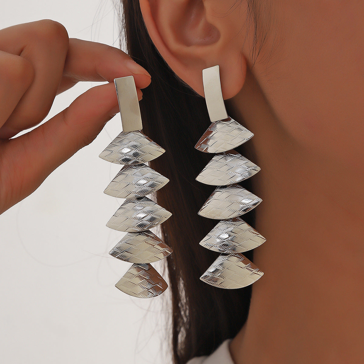 Wholesale of Uniquely Shaped Metal Earrings